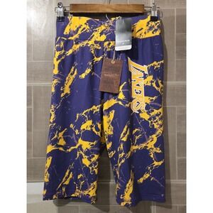 Mitchell & Ness Women's NBA Galaxy Biker Shorts Los Angeles Lakers Size M LA NWT